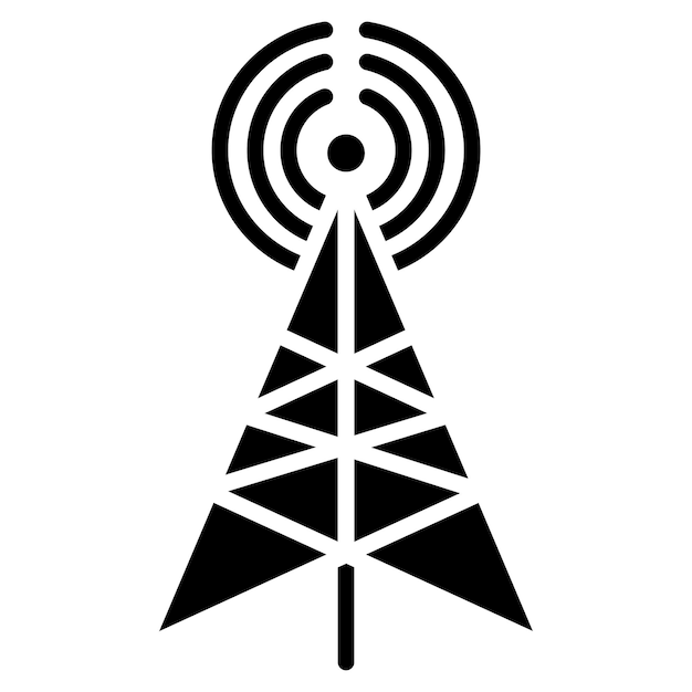 Ilustración del vector del radar del ejército