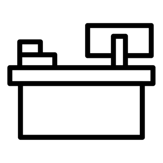 Ilustración del vector de recepción