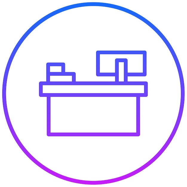Ilustración del vector de recepción