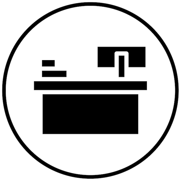 Ilustración del vector de recepción