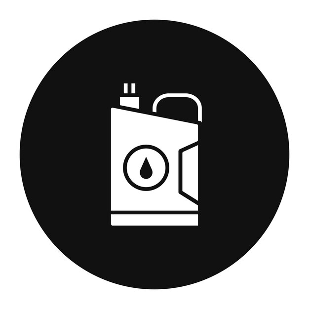 Ilustración del vector del recipiente de aceite