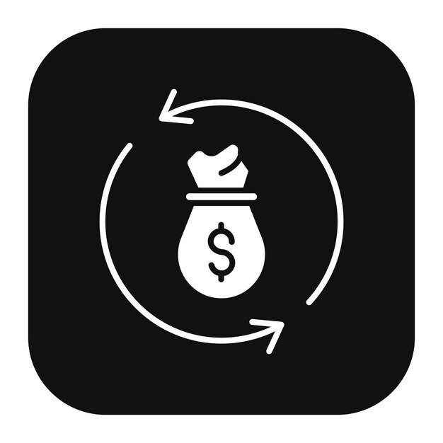 Ilustración del vector de refinanciamiento