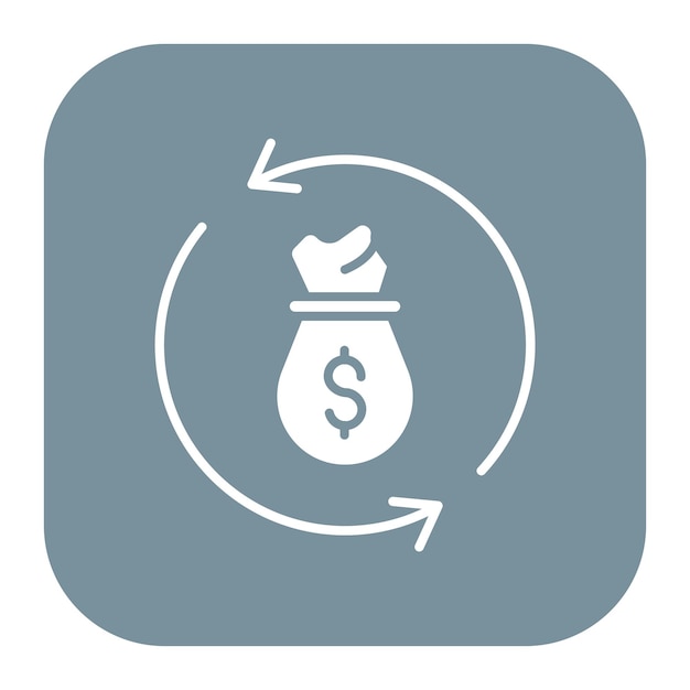 Ilustración del vector de refinanciamiento