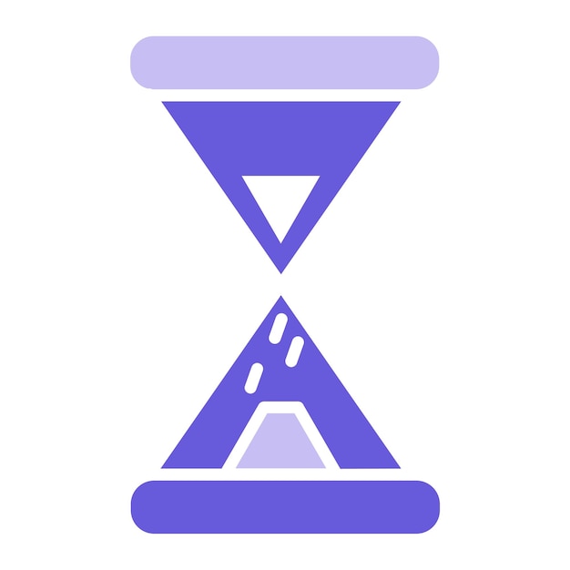 Ilustración del vector del reloj de arena