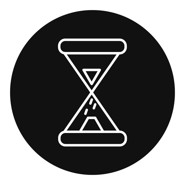 Ilustración del vector del reloj de arena
