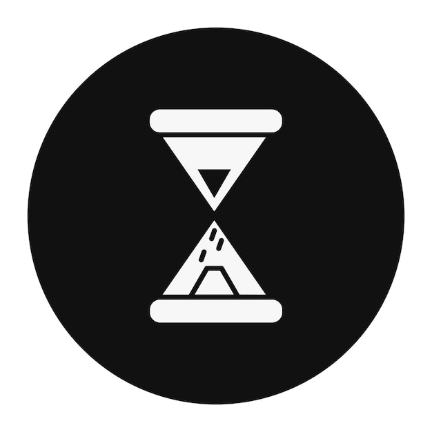 Ilustración del vector del reloj de arena