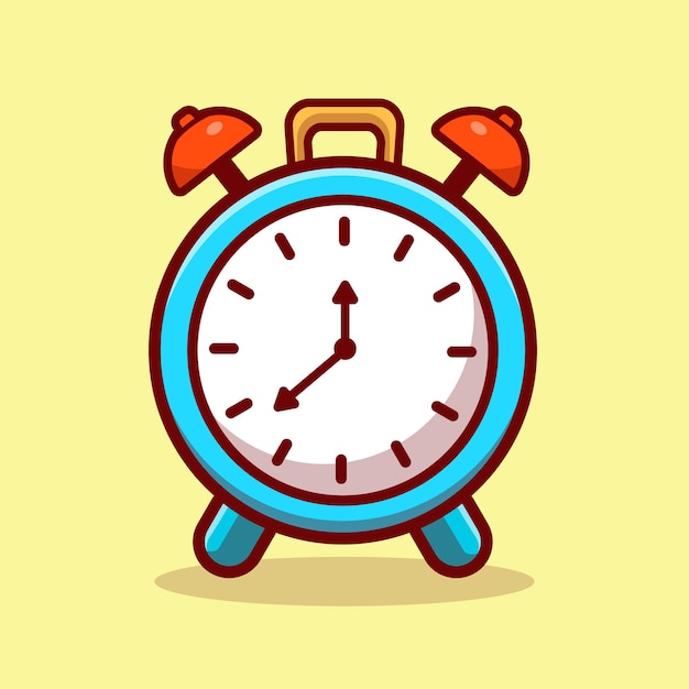 Ilustración de vector de reloj despertador
