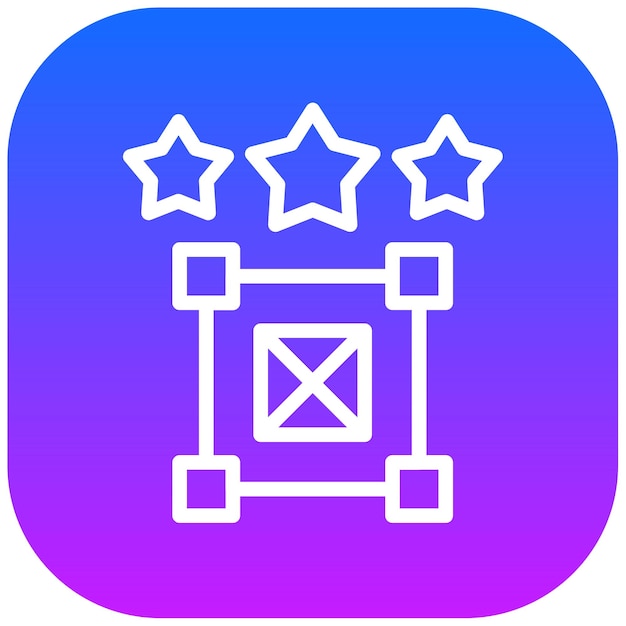 Ilustración del vector de la reputación