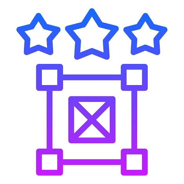 Ilustración del vector de la reputación