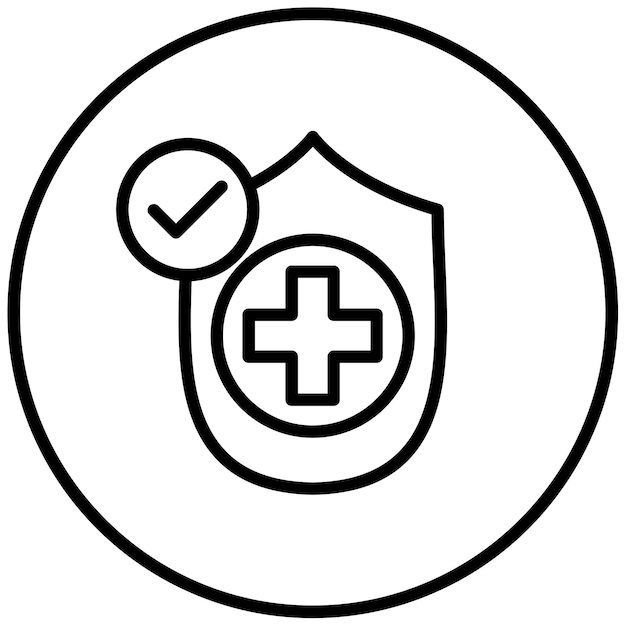 Ilustración del vector de la respuesta inmune