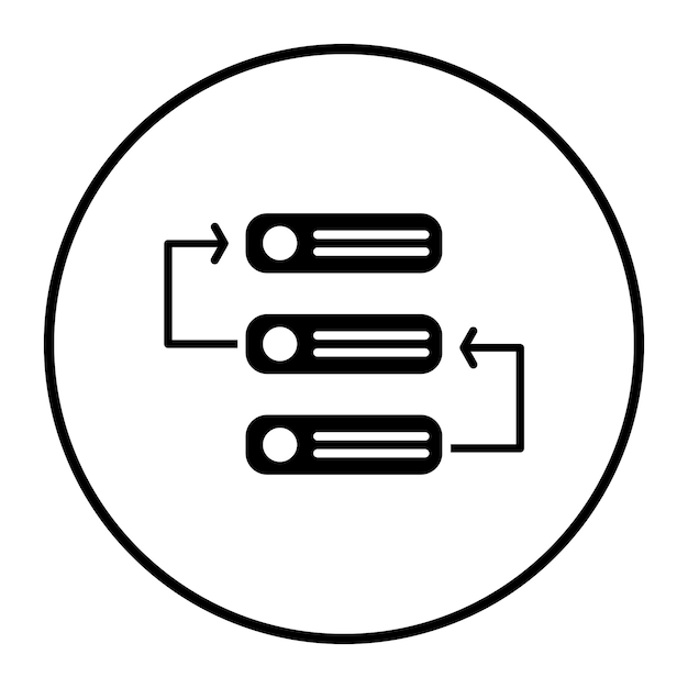 Ilustración del vector de retraso