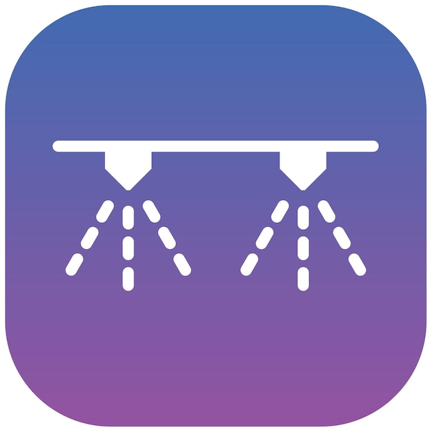 Ilustración del vector de rociadores