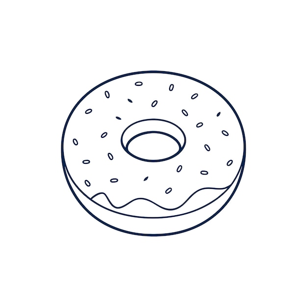 Ilustración del vector de las rosquillas