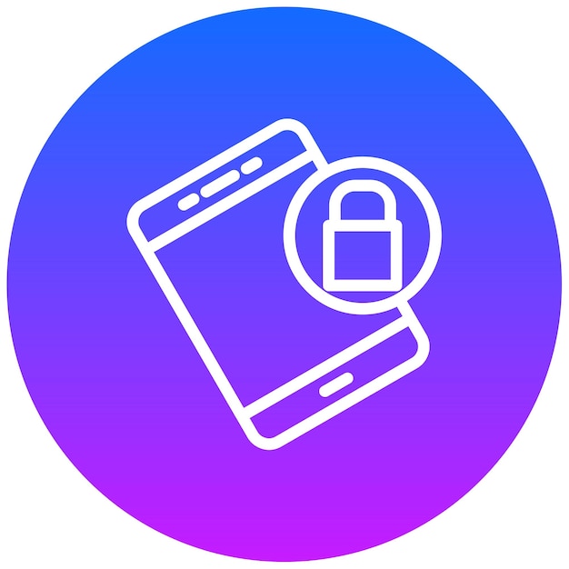 Ilustración del vector de rotación del bloqueo de la pantalla