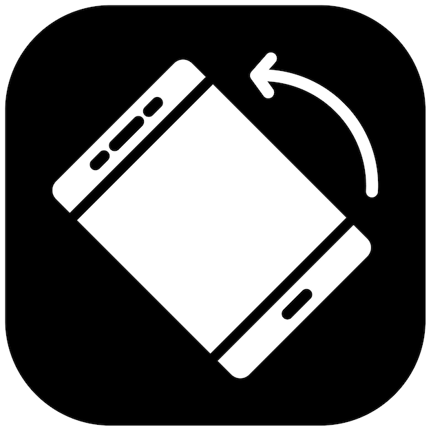 Ilustración del vector de rotación de la pantalla