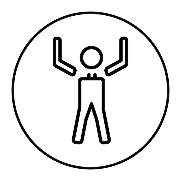 Ilustración del vector de salto de Jack