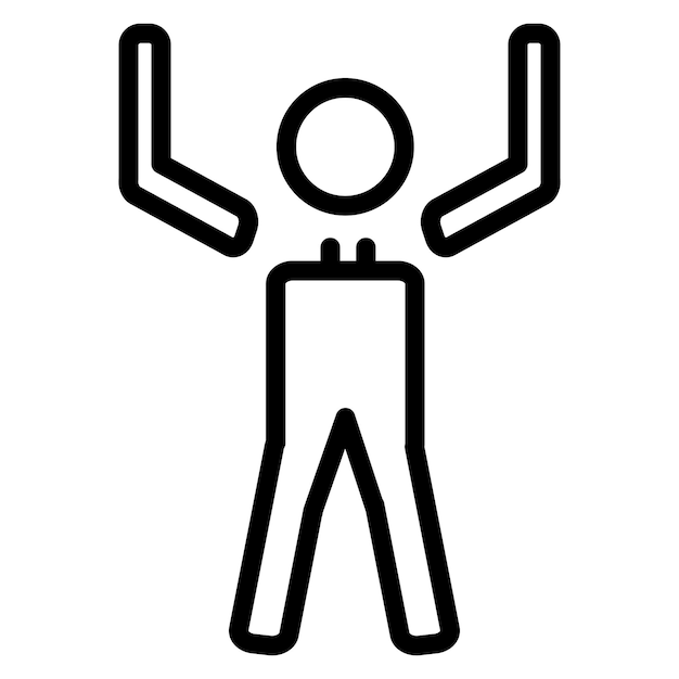 Ilustración del vector de salto de Jack