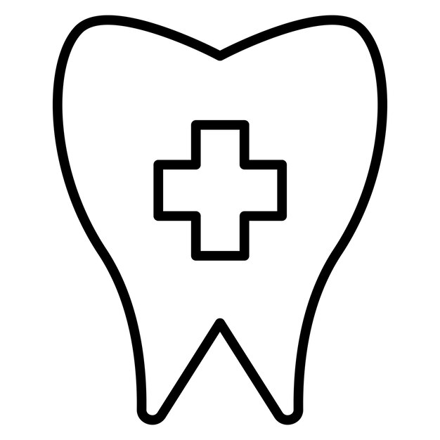 Ilustración del vector de la salud bucal