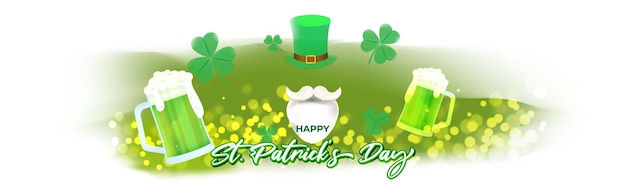 Ilustración de vector de saludo feliz día de san patricio