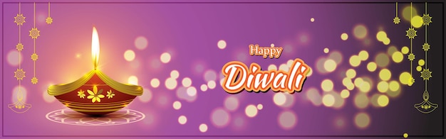 Vector ilustración de vector de saludo feliz diwali