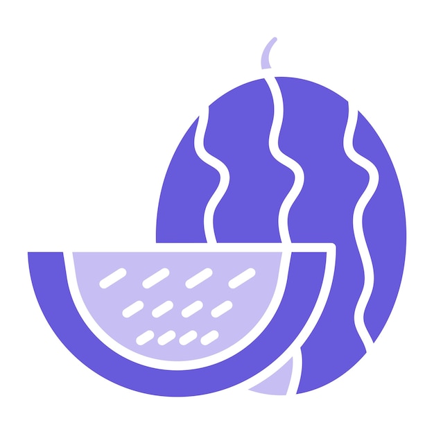 Ilustración del vector de la sandía
