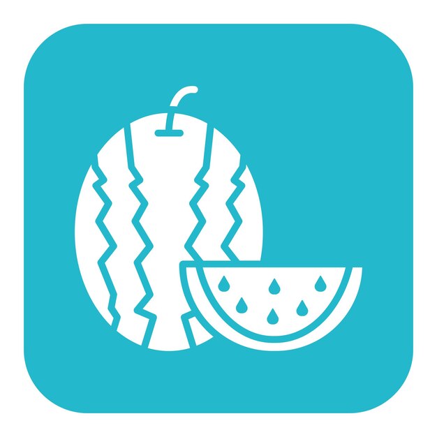 Ilustración del vector de la sandía