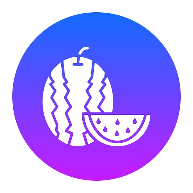 Ilustración del vector de la sandía