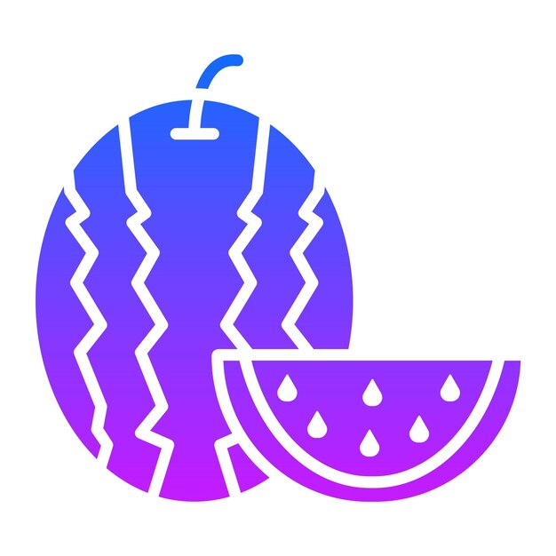 Ilustración del vector de la sandía