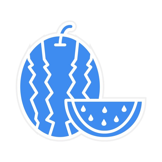 Ilustración del vector de la sandía