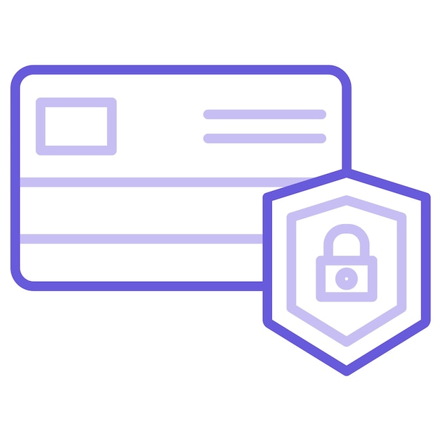 Ilustración del vector de seguridad de pago