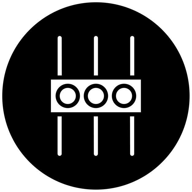 Ilustración del vector del sensor eléctrico