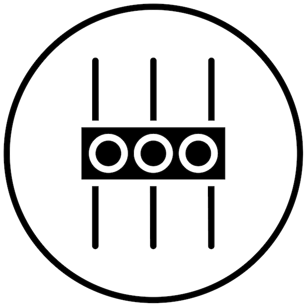 Ilustración del vector del sensor eléctrico