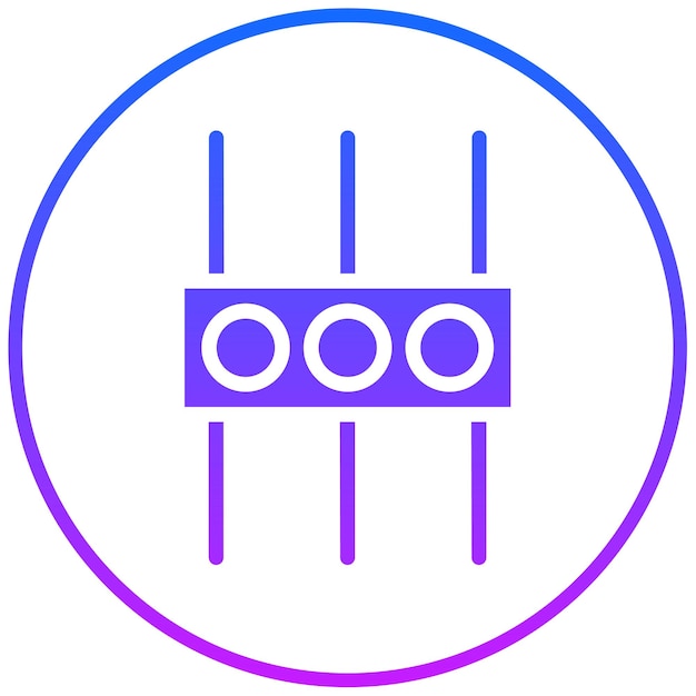 Ilustración del vector del sensor eléctrico