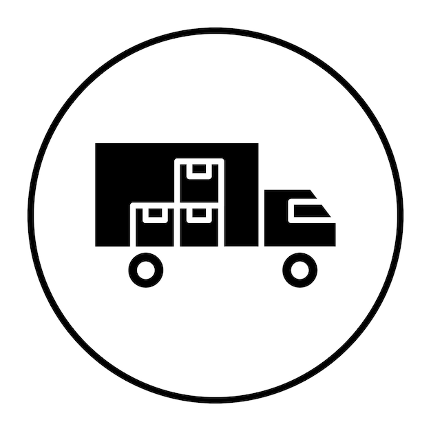 Ilustración del vector de servicio de entrega