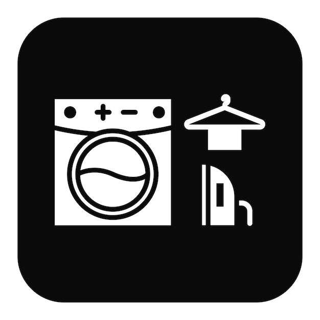 Ilustración del vector del servicio de lavandería