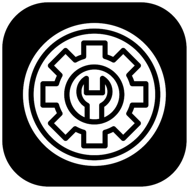 Ilustración del vector de servicio de reparación