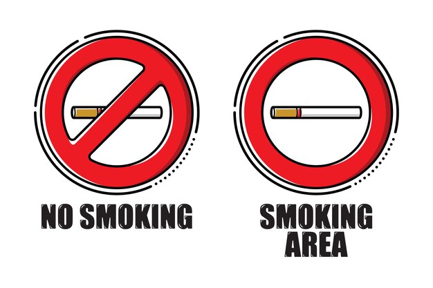 ilustración de vector de signo de prohibición