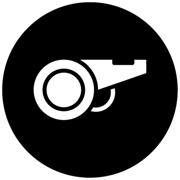 Ilustración del vector de silbido