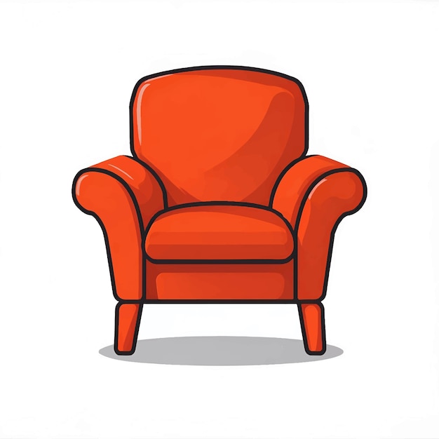 ilustración del vector del sillón del sofá