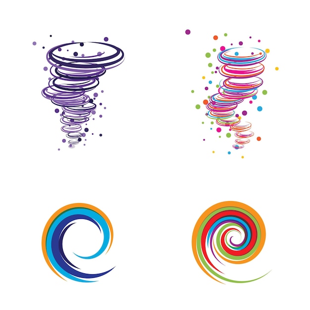Ilustración de vector de símbolo de tornado