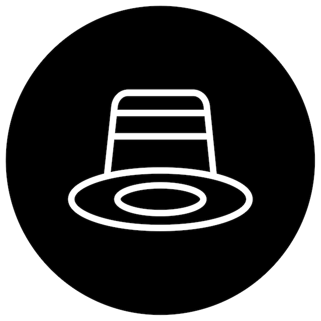 Ilustración del vector del sombrero carioca