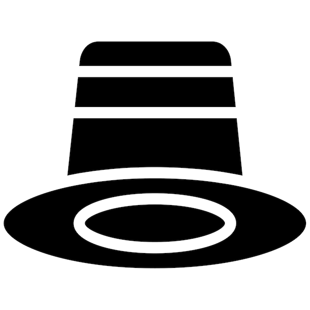 Ilustración del vector del sombrero carioca