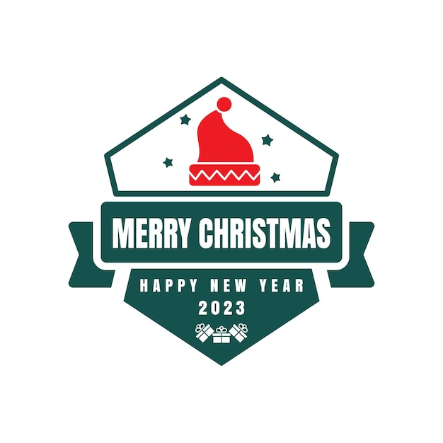 Ilustración de vector de sombrero de santa claus