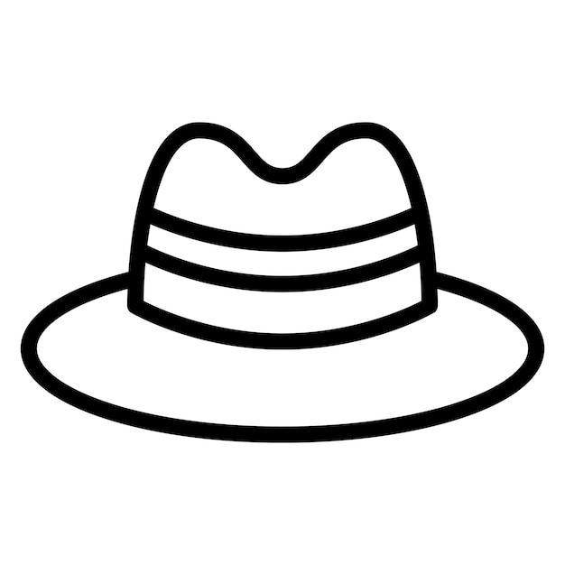 Ilustración de vector de sombrero