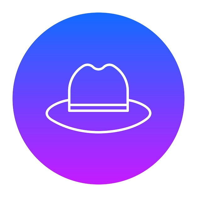 Ilustración de vector de sombrero