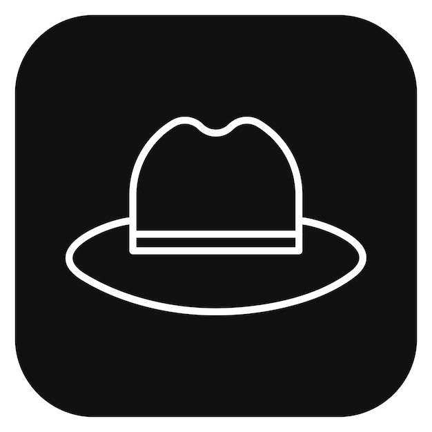 Ilustración de vector de sombrero