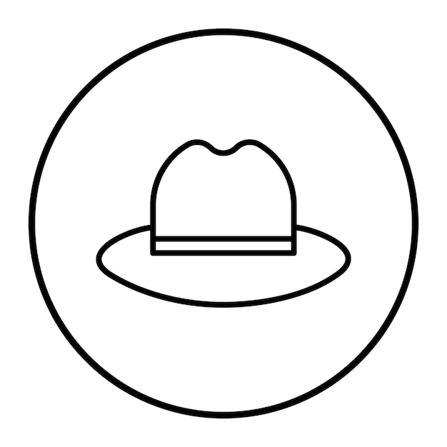 Ilustración de vector de sombrero