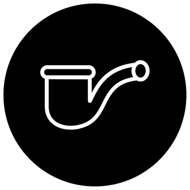 Ilustración del vector del tabaco de pipa