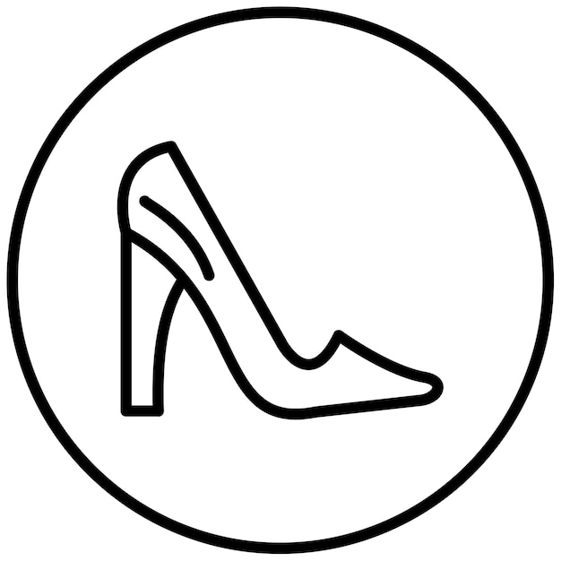 Ilustración del vector del talón