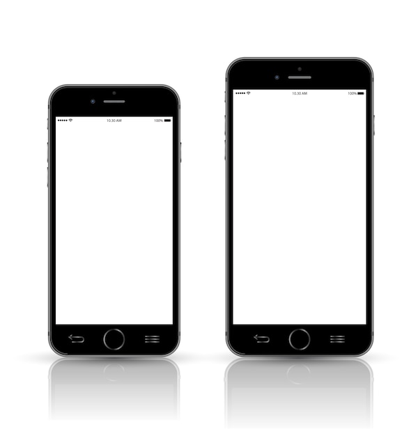 Ilustración de vector de teléfono inteligente.